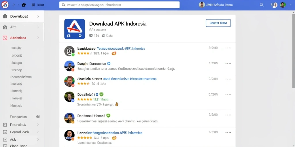 serubet - Antarmuka pengguna yang mudah digunakan.